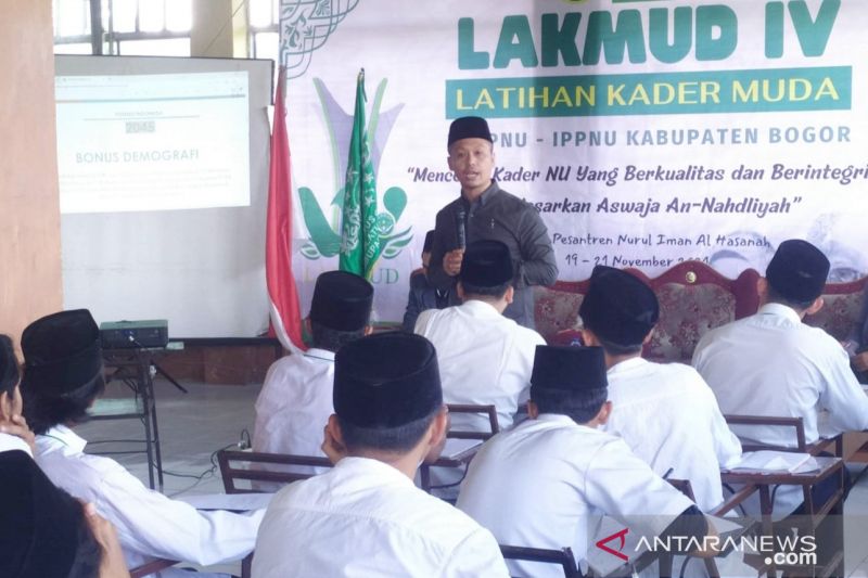 Gus Udin latih kader IPNU Kabupaten Bogor soal kepemimpinan