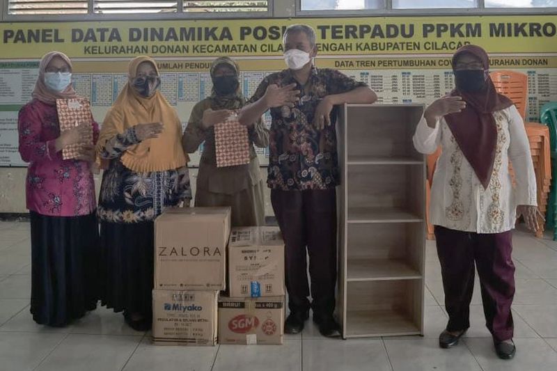 PWP Pertamina Cilacap donasi buku untuk tumbuhkan minat baca sejak dini