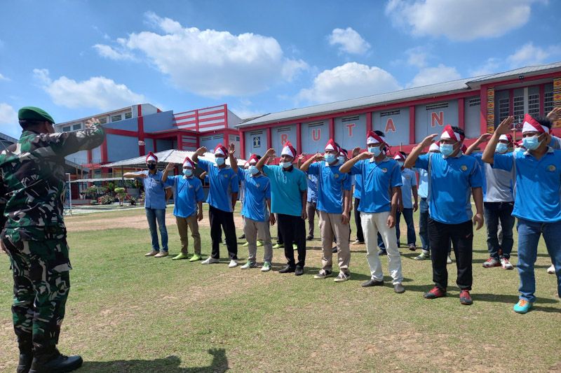 Rutan Bandarlampung bersama Kodim beri pemahaman wawasan kebangsaan kepada narapidana
