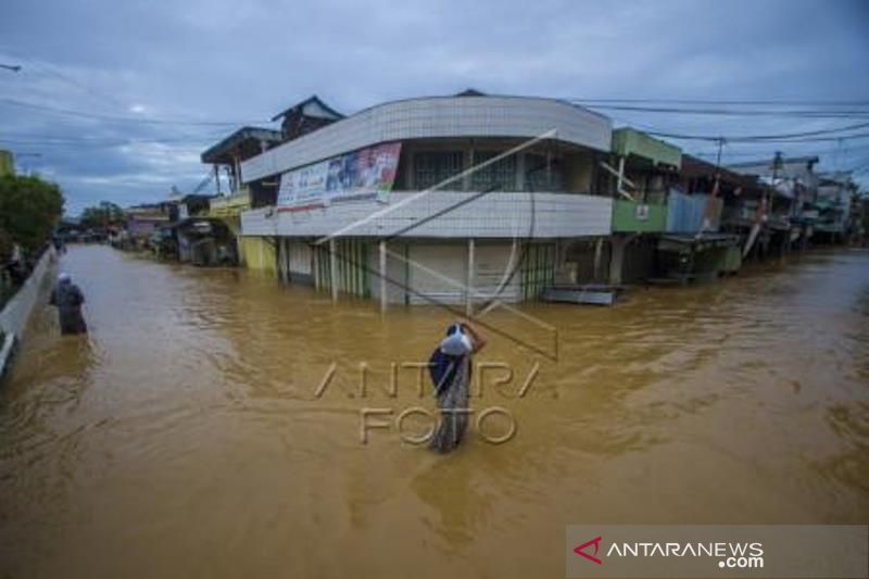 Banjir Kembali Rendam Kabupaten Hulu Sungai Tengah