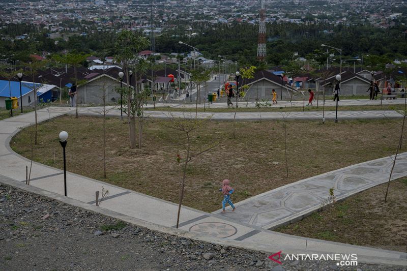 Fasilitas Ruang Terbuka Hijau di Huntap Duyu