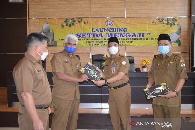 Sekda resmikan setda mengaji di lingkungan Pemkab Batola