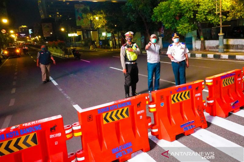 10 jalan protokol di Bandung ditutup pada malam tahun baru
