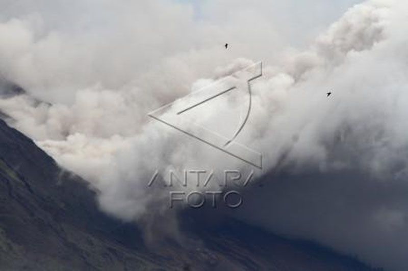 Gunung Semeru kembali meluncurkan awan panas