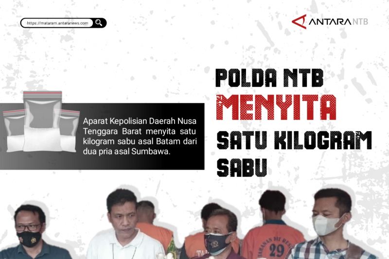 Polda NTB menyita satu kilogram sabu