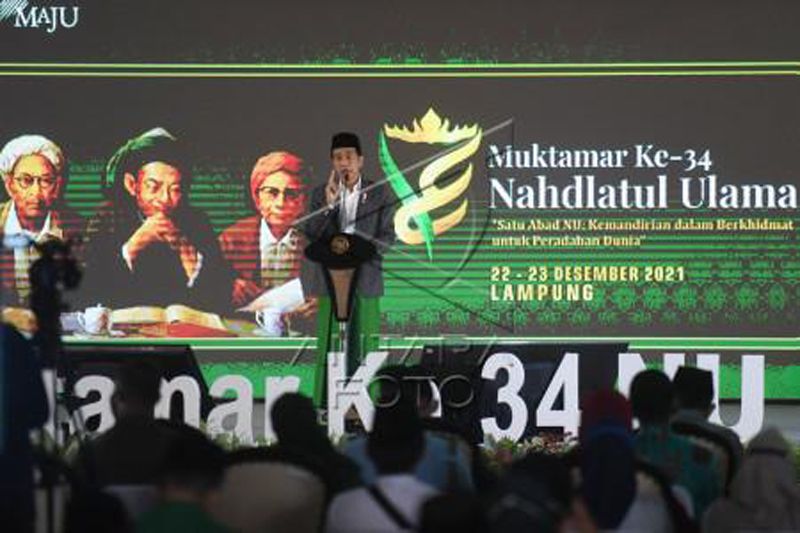 Presiden Jokowi buka muktamar NU di Lampung
