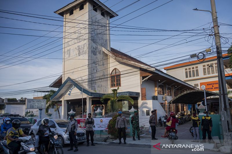 Pengamanan Ibadah Natal di Palu