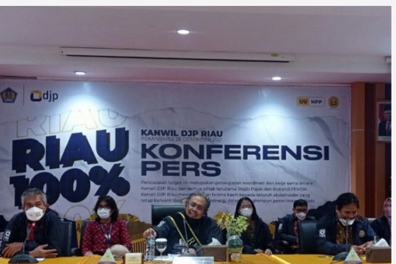 Kantor pajak Riau bukukan penerimaan Rp16,48 triliun