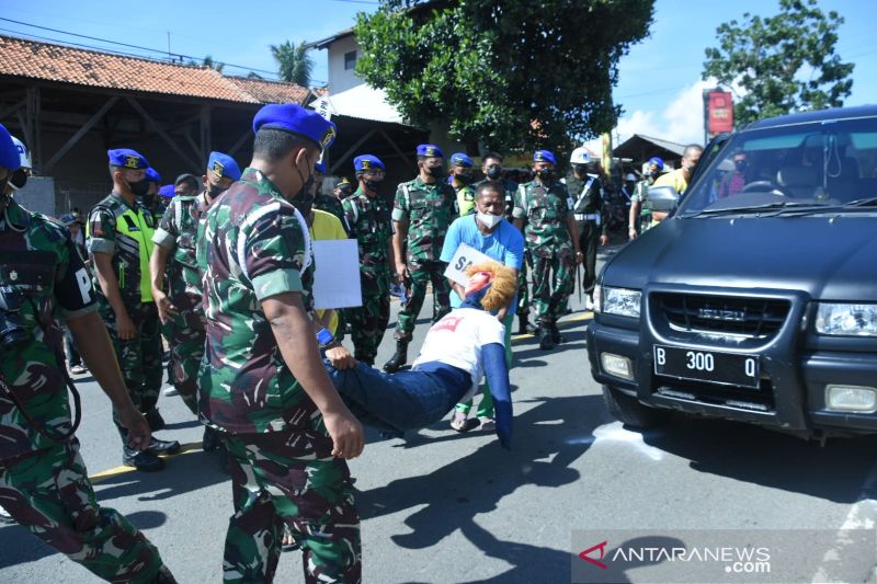 Polisi Militer TNI AD rekonstruksi kasus Nagreg melibatkan 3 prajurit