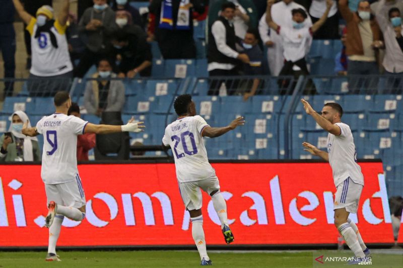 Real Madrid menang dramatis 3-2 atas Barcelona di semifinal Piala Super Spanyol