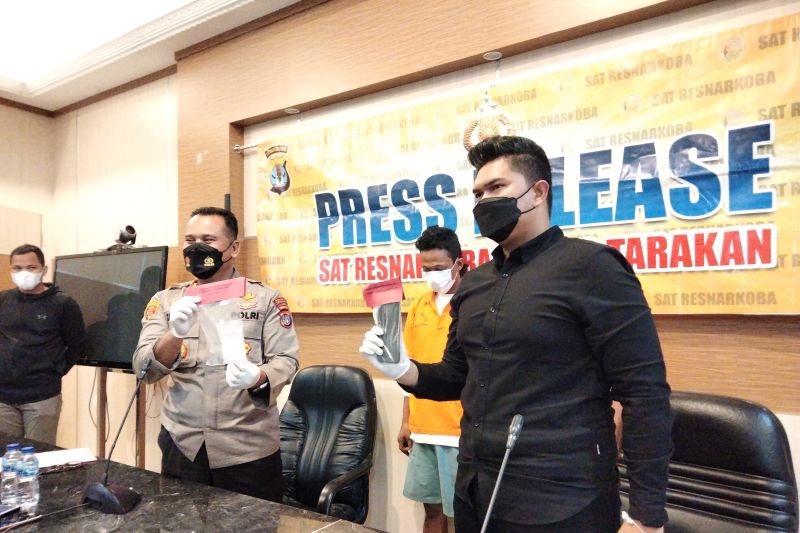 Polres Tarakan Berhasil Amankan Satu Kilogram Sabu Siap Edar