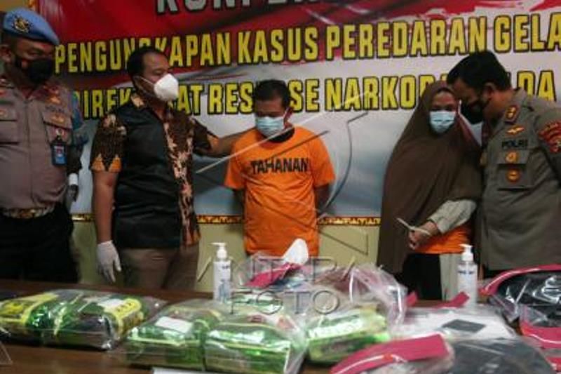 Polda Lampung Ungkap Kasus Norkotika