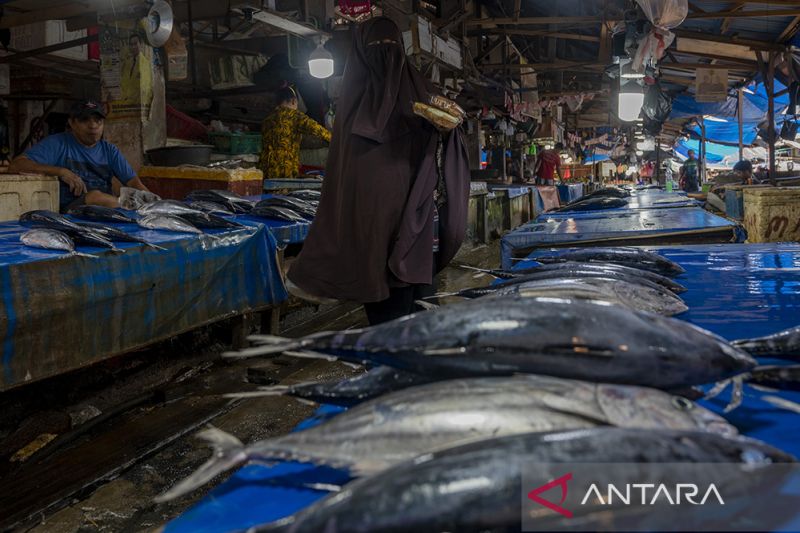 Pasokan Ikan di Pasar Berkurang Akibat Cuaca Buruk