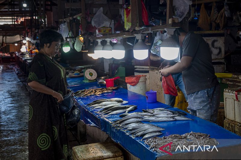 Pasokan Ikan di Pasar Berkurang Akibat Cuaca Buruk