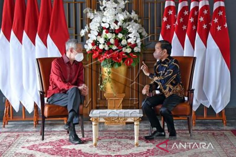 Presiden Jokowi Menerima Kunjungan PM Singapura