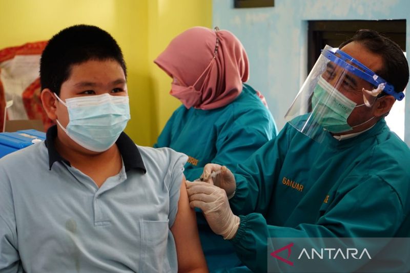 Vaksinasi COVID-19 untuk anak 6-11 tahun di Garut capai 82 persen