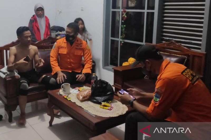 Pemuda yang tersesat saat mendaki Gunung Haruman Garut berhasil pulang selamat