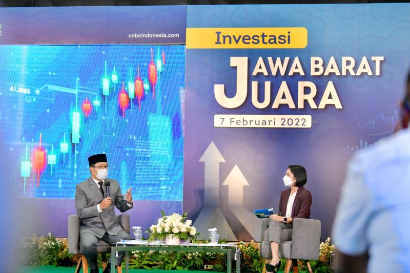 Jawa Barat juara investasi se-Indonesia pada tahun 2021, kata Ridwan Kamil