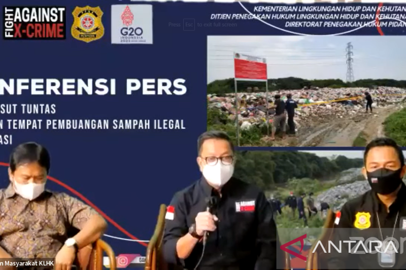 Tersangka TPS ilegal di Bekasi telah ditetapkan KLHK