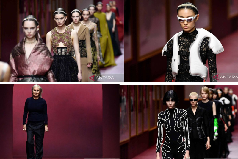 Rumah mode Dior pamerkan koleksi busana Musim Gugur-Musim Dingin 2022/2023