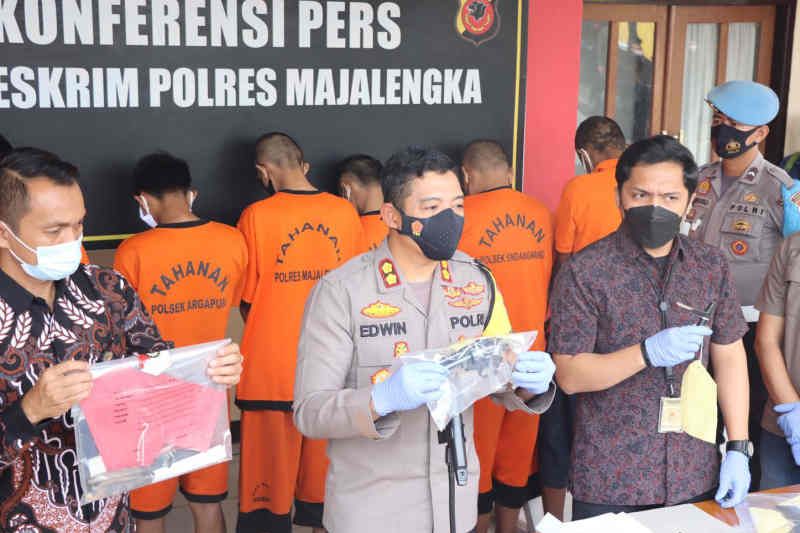 Polisi Majalengka tangkap 9 pencuri kendaraan bermotor