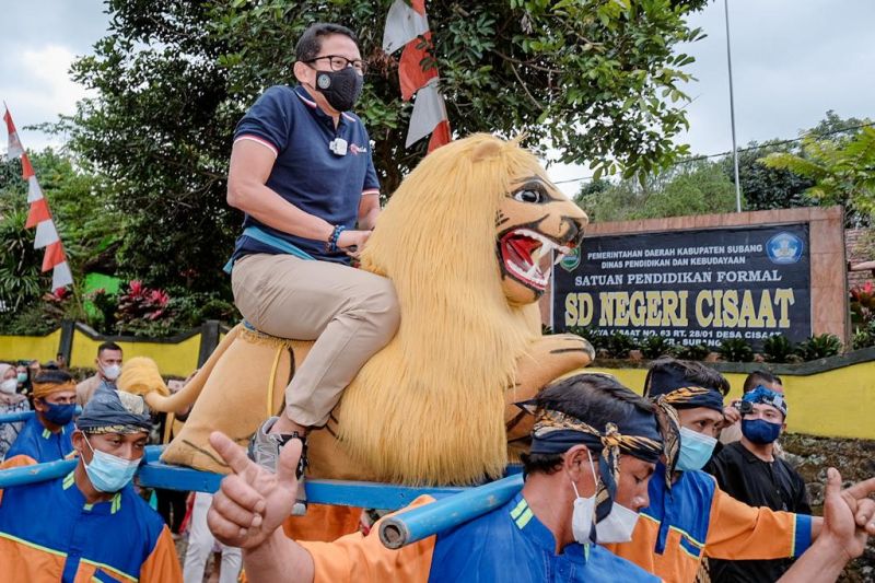 Sandiaga Uno dorong desa Cisaat Subang masuk Jadesta