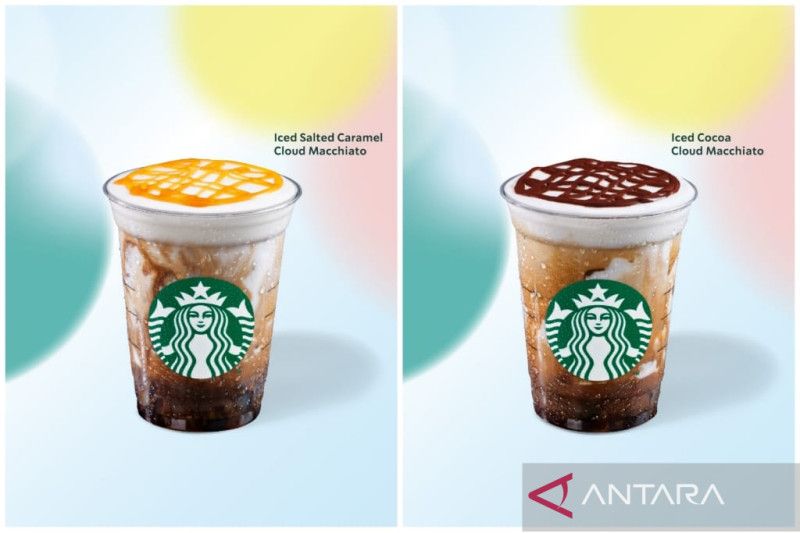Gerai kopi global Starbucks menghadirkan dua varian baru Dreamy Cloud Macch...