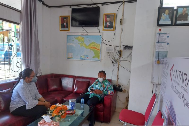 Kepala Kanwil Kemenkumham Papua kunjungi Kantor Antara