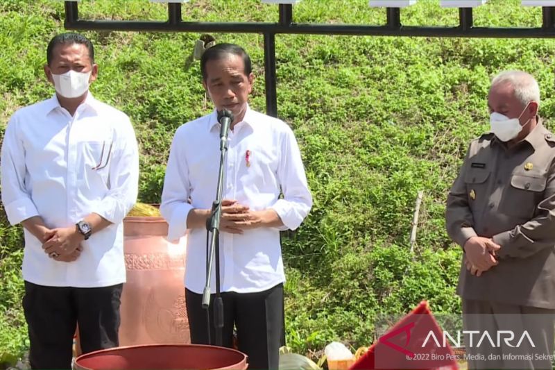 Penyatuan tanah dan air di Nusantara bentuk kebinekaan, kata Presiden