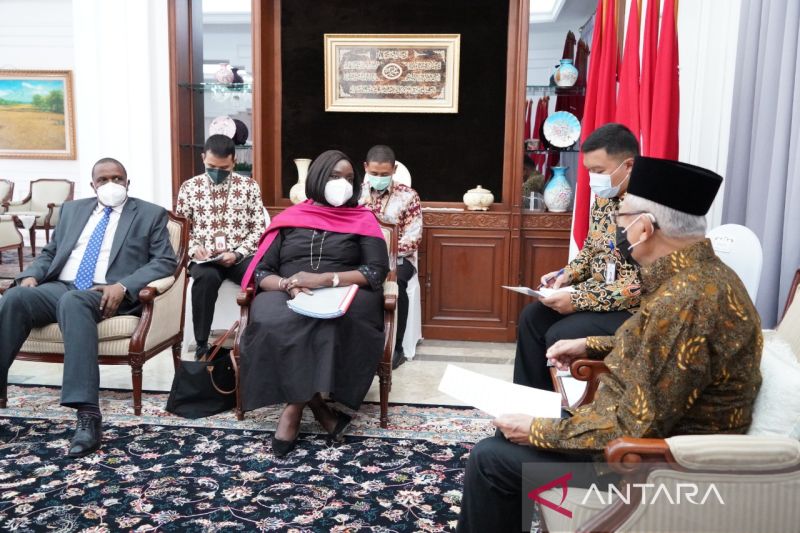 Wapres Ma'ruf Amin tegaskan komitmen Indonesia buat negara Asia-Afrika -  ANTARA News