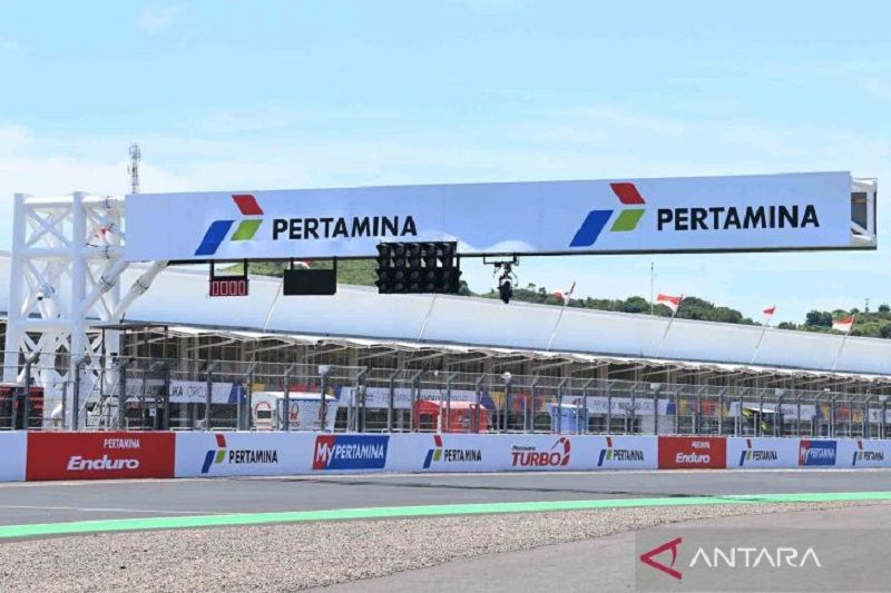 Suasana sirkuit Mandalika MotoGP Indonesia seri kedua 2022