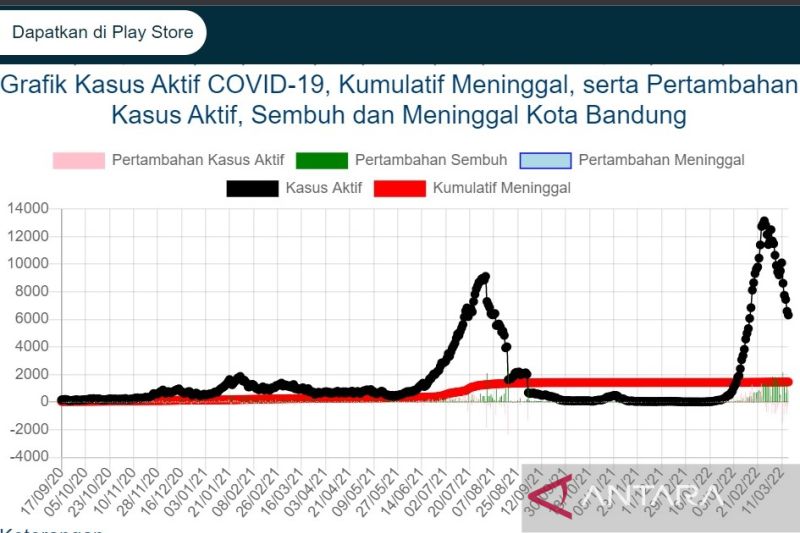 Kasus COVID-19 Kota Bandung masih fluktuatif meski telah lewati puncak