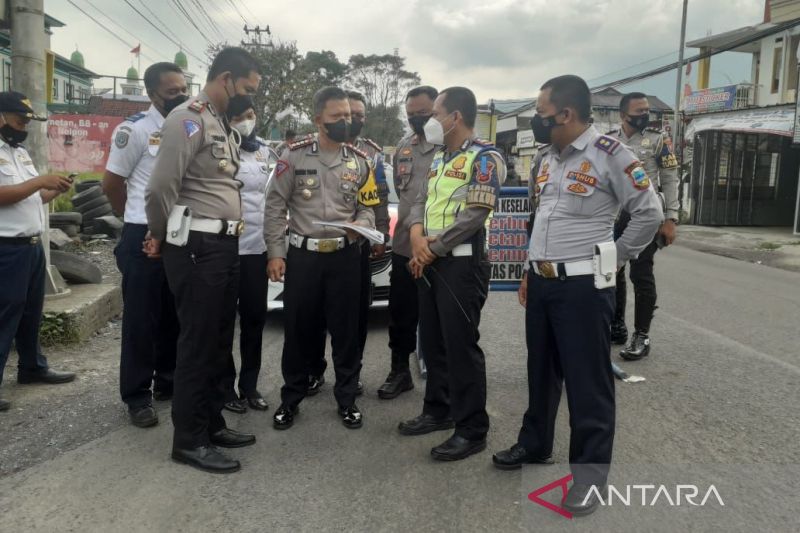 Polisi mulai cek jalur persiapan mudik Lebaran 2022 wilayah Garut