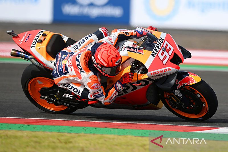Cedera karena patah tulang rusuk, Marquez absen pada MotoGP Belanda