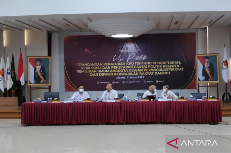 KPU rencanakan pendaftaran parpol peserta pemilu mulai 1 Agustus 2022 -  ANTARA News