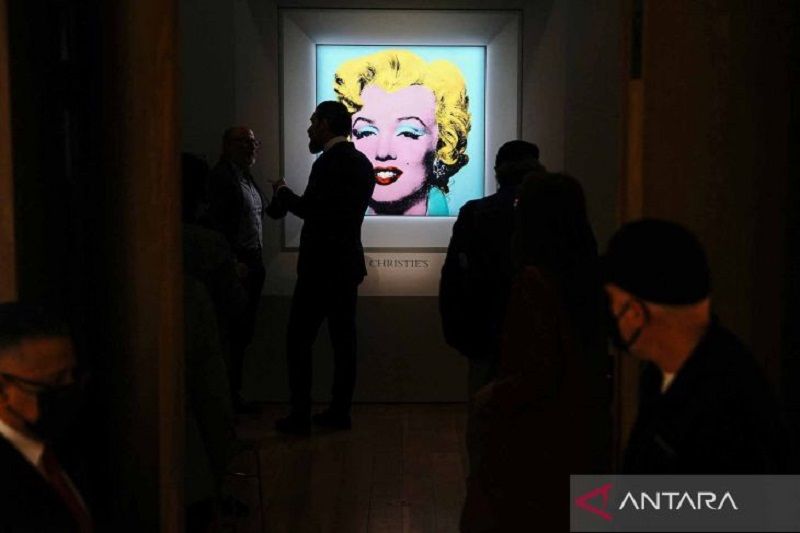 Lukisan Marilyn Monroe karya Andy Warhol diprediksi laku Rp2,8 triliun