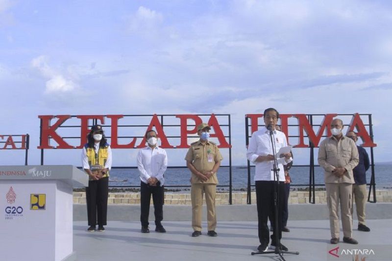 Presiden resmikan taman wisata dan kuliner di Kota Kupang
