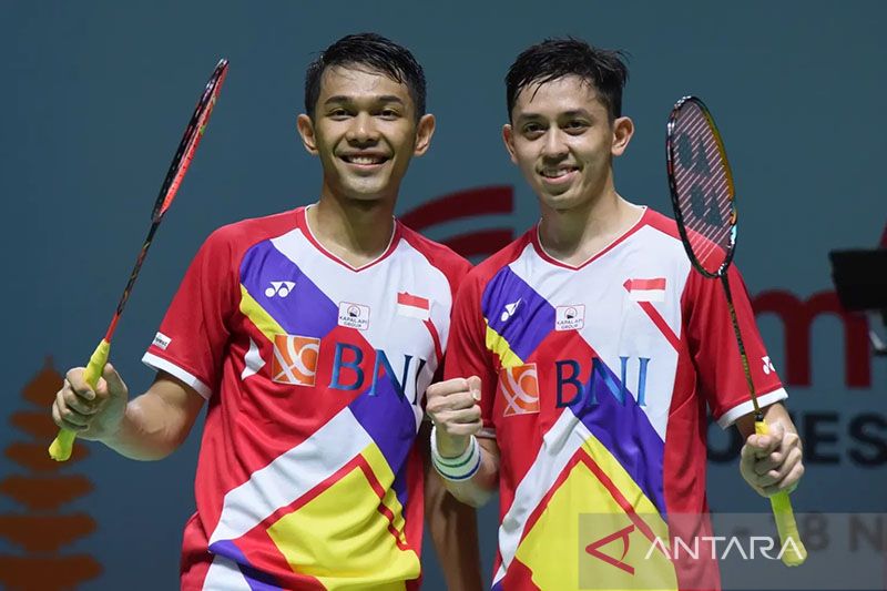 Fajar/Rian atasi Bagas/Fikri menuju partai final Korea Open 2022