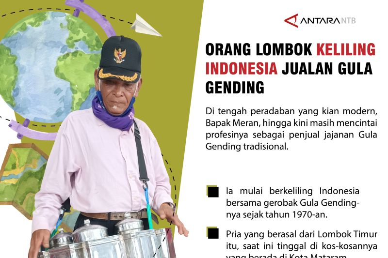 Orang Lombok keliling Indonesia demi jualan Gula Gending