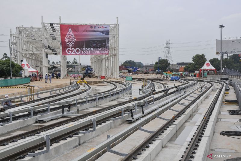 Progres Pembangunan LRT - ANTARA News