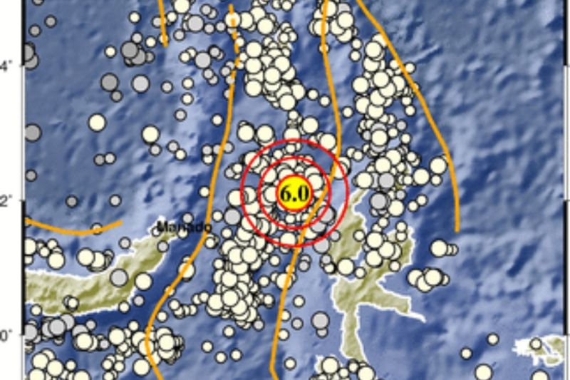 Gempa berkekuatan 6,0 guncang Halmahera barat