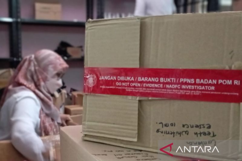 BPOM amankan 19.000 obat-kosmetik ilegal senilai Rp1,2 miliar di Bandung