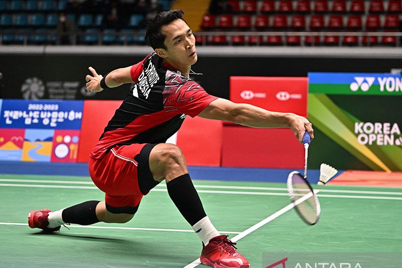 Jonatan gagal meraih gelar Korea Open 2022