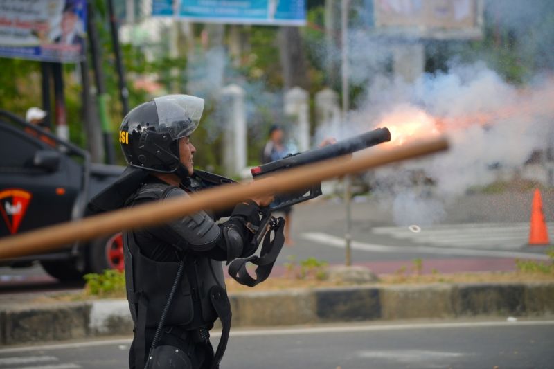 Unjuk Rasa Mahasiswa  Di Padang