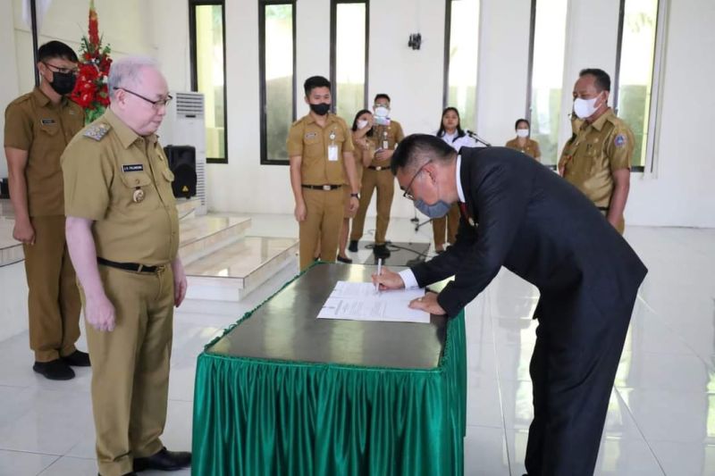 Agus Tony Poputra Penjabat Sekda Sitaro