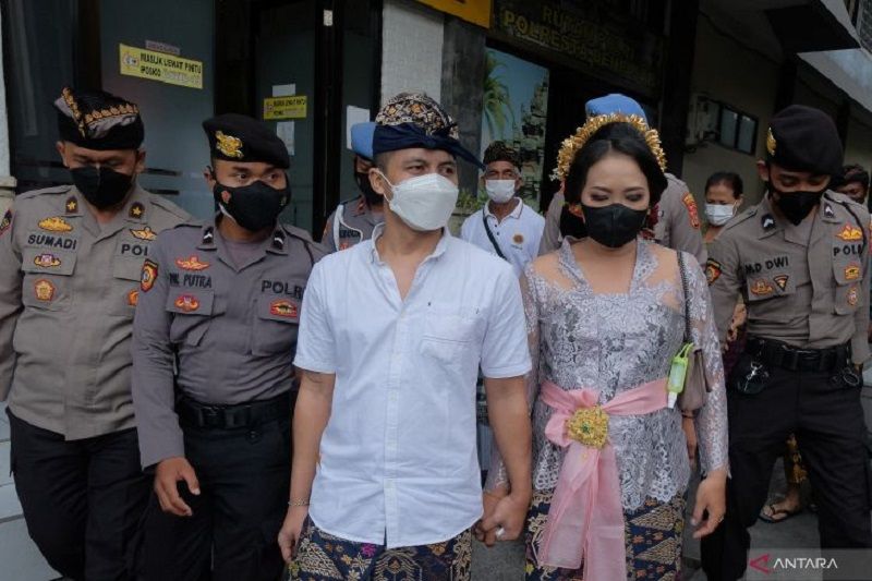 Tahanan kasus narkotika menikah di Polresta Denpasar