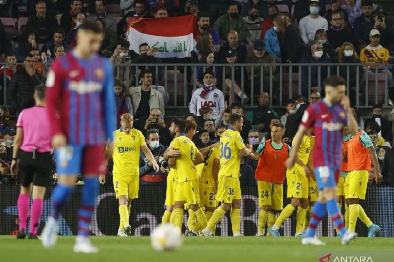 Menjamu Cadiz, Barcelona tumbang 0-1