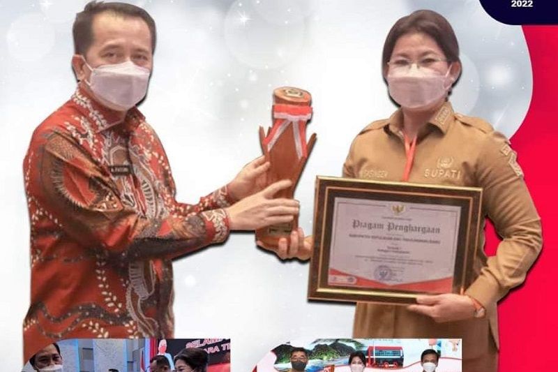 Terbaik I PPD 2022 di Sulut, Sitaro terima piagam penghargaan