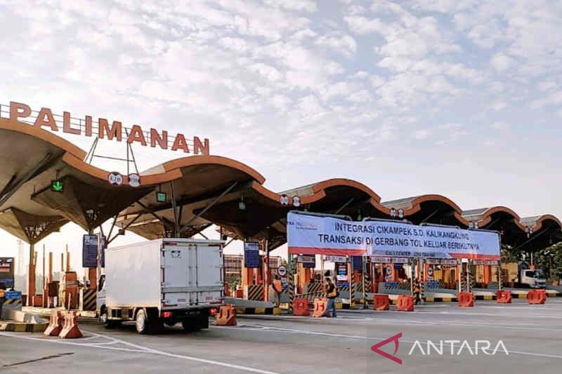Gerbang Tol Palimanan Cirebon mulai uji coba peniadaan transaksi