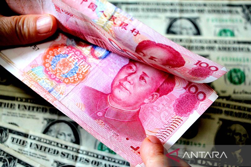 Yuan terdongkrak dua basis poin menjadi 7,1186 terhadap dolar AS